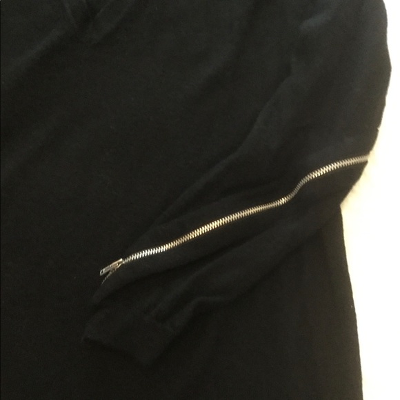 Kelley Derrett Black Wool Long Tunic/Dress - L - Picture 4 of 8